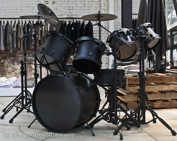 Beauty in Flat Black Drums
