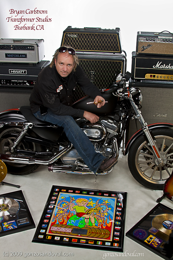 Amps, Harley Davidson and Mutil Platinum, Gold Records 